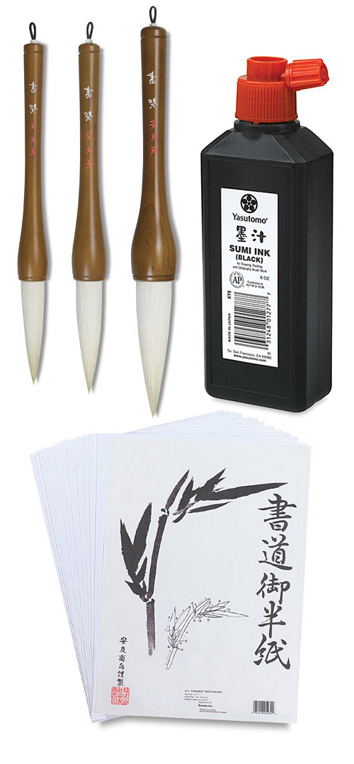 Zen Brushes, Papers, Inks